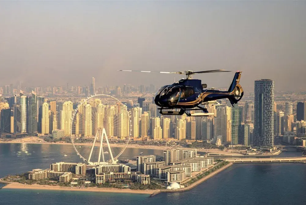 helicopter ride dubai