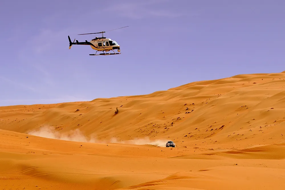 Private Helicopter ride Dubai