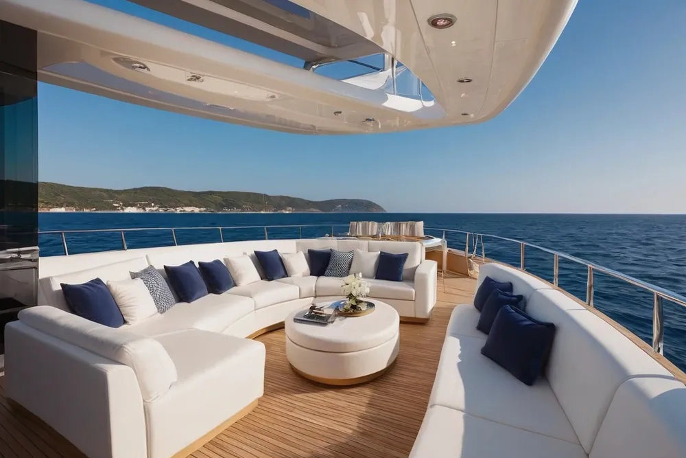 When you charter a yacht