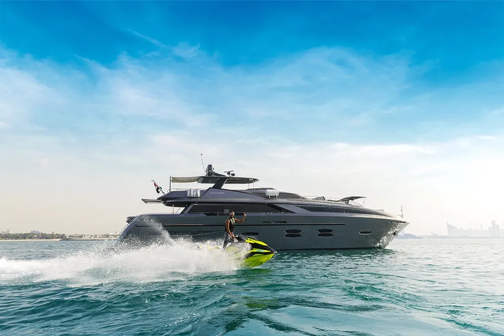 Yacht rental Dubai SANTORINI