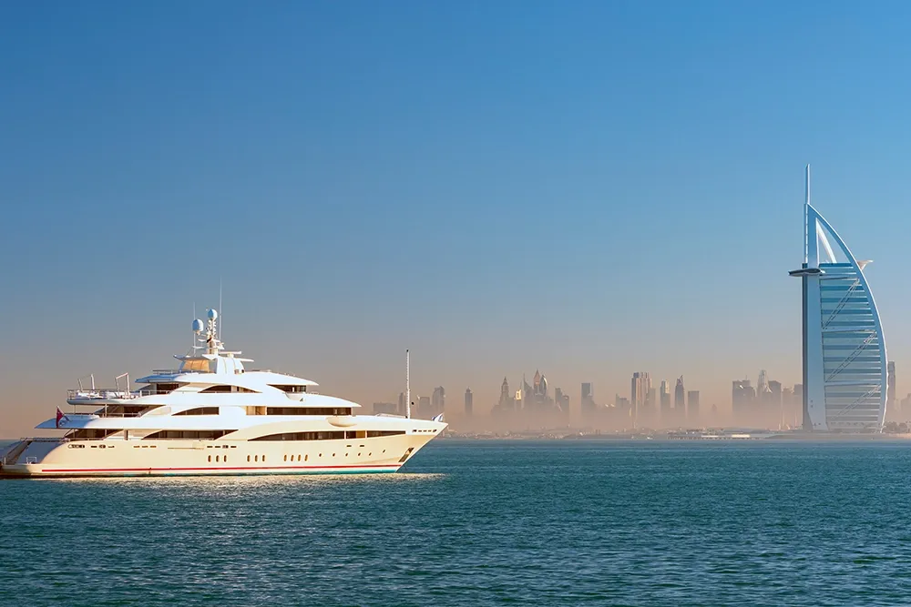 Yacht trip Dubai