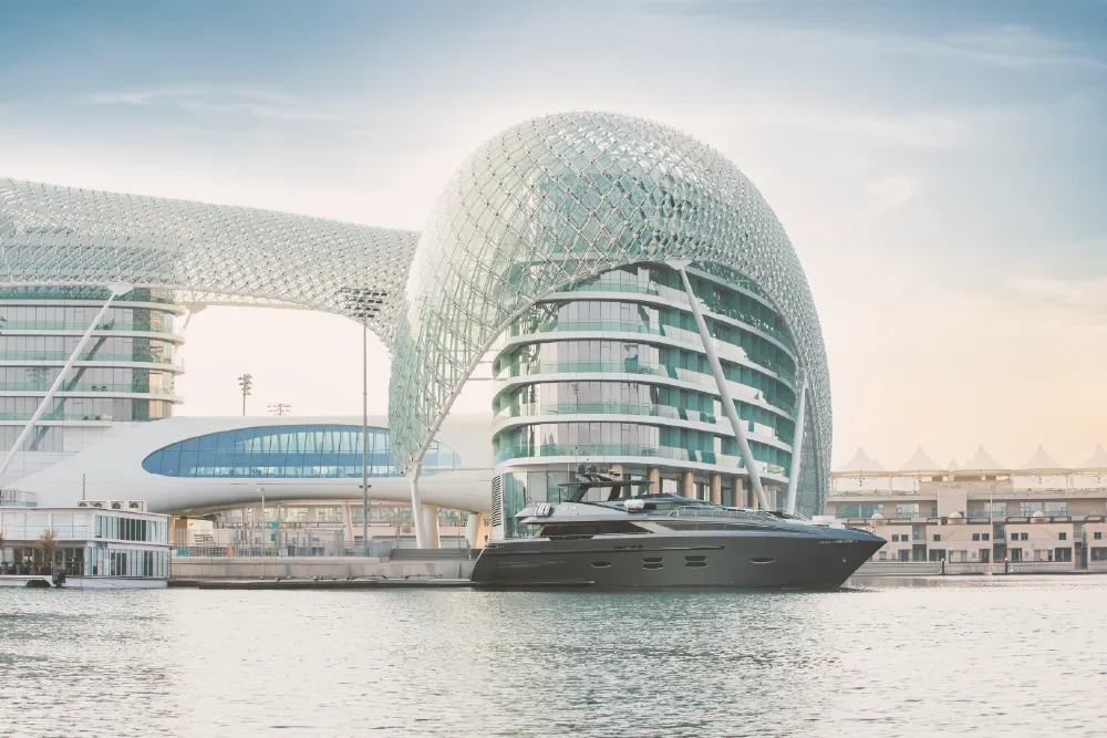 Main Image Abu Dhabi Grand Prix 2026 Yacht Hospitality on the Santorini