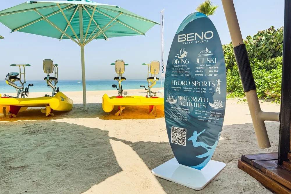 beno Jumeirah Al Naseem water sports collaboration