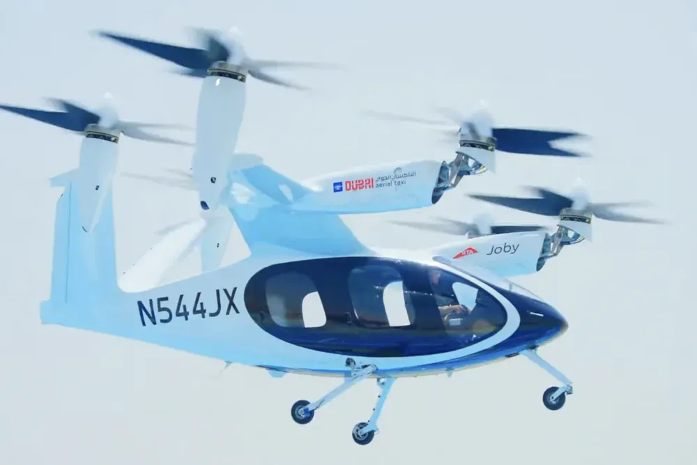 Main Image Dubai Crewed Flying Taxi Test - Giant Leap for Air Mobility