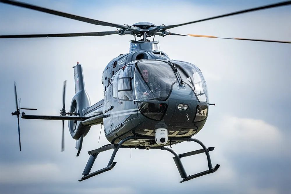 expect during a helicopter ride in poor weather