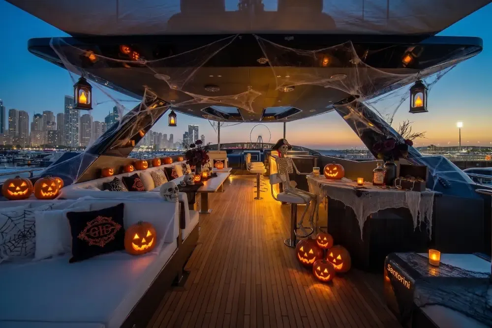 halloween yacht party