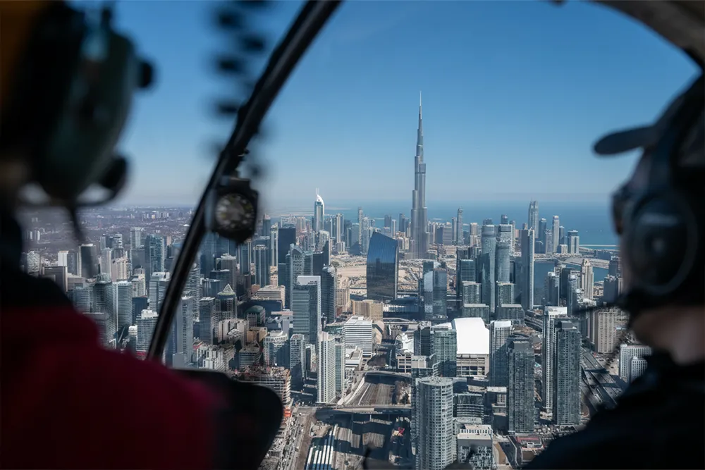 helicopter ride dubai