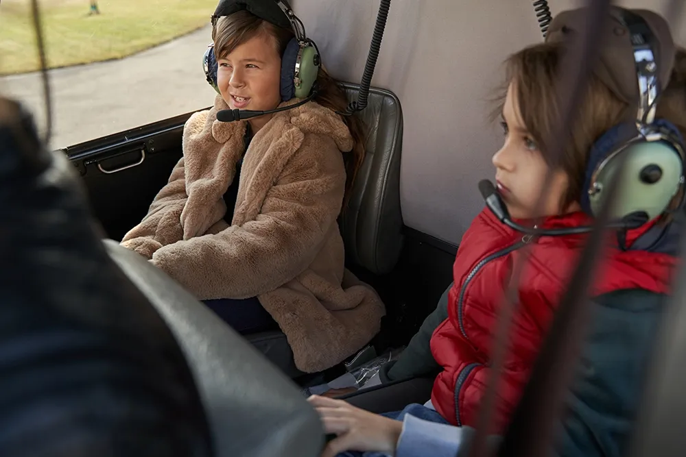 safe helicopter rides for hearing sensitive