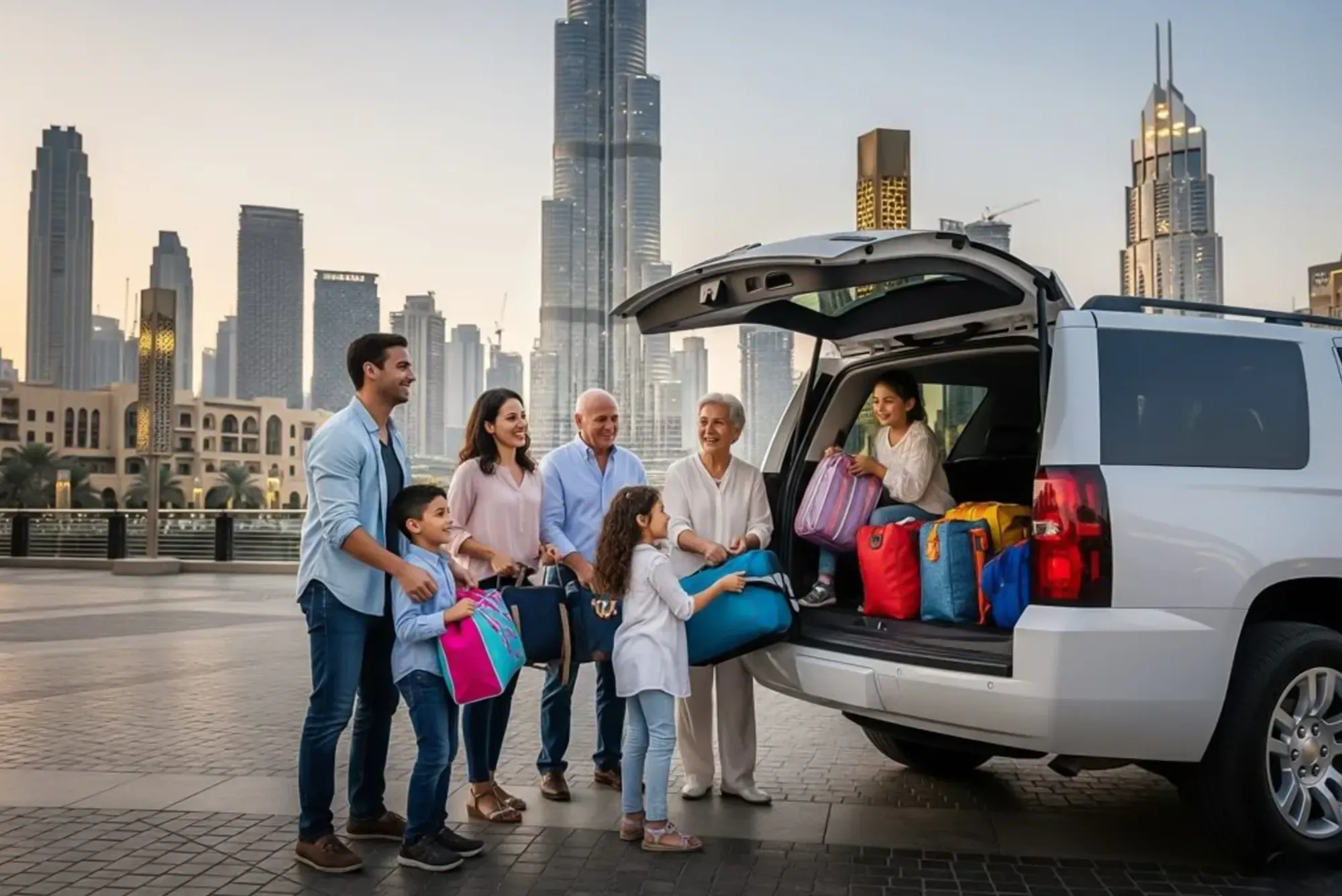 sedan rental dubai
