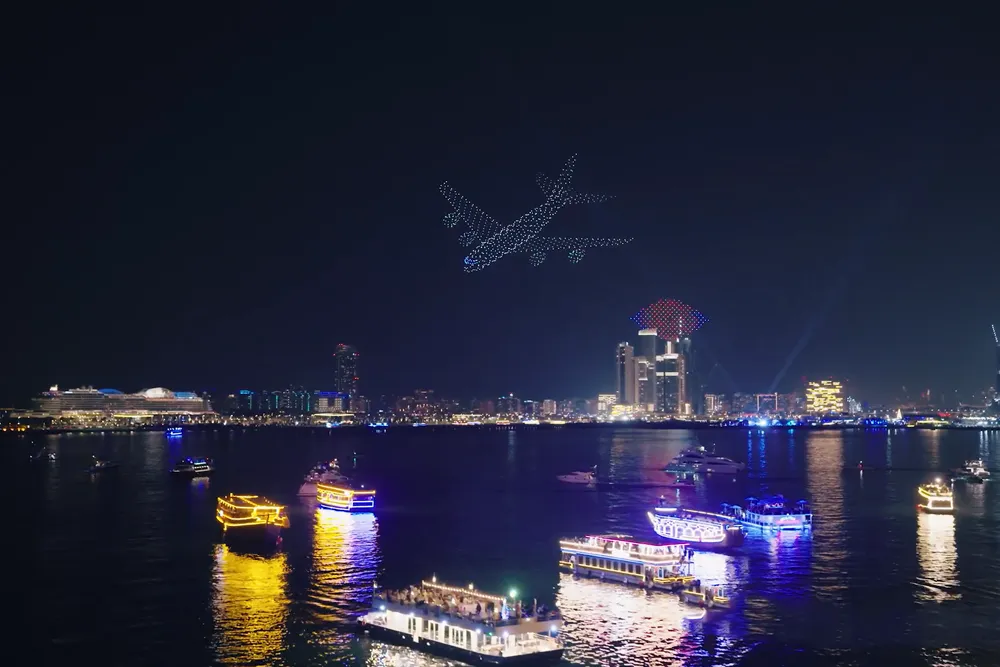 Main Image Watch the Skies Glow - DSF Drone Show 2025 Highlights